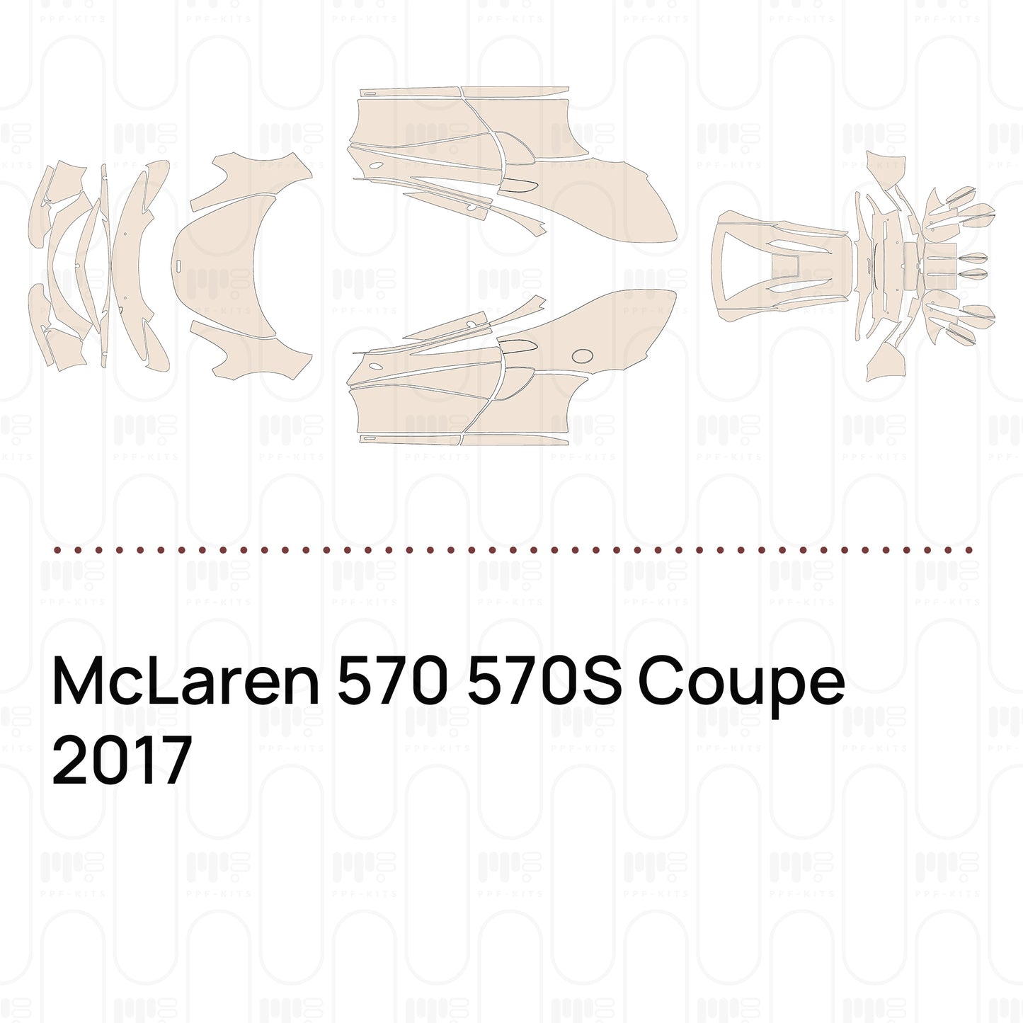 PPF precortado McLaren 570 570S Coupe 2017