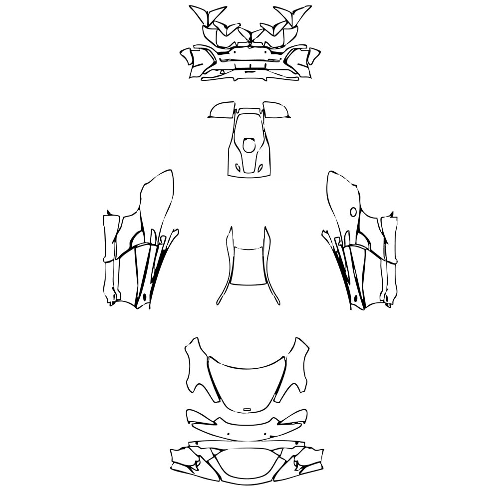 Pre-Cut PPF McLaren 600LT Coupe 2018 - PPF-Kits