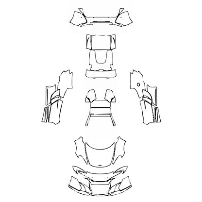 Pre-Cut PPF McLaren 650 650S Spider 2017 - PPF-Kits