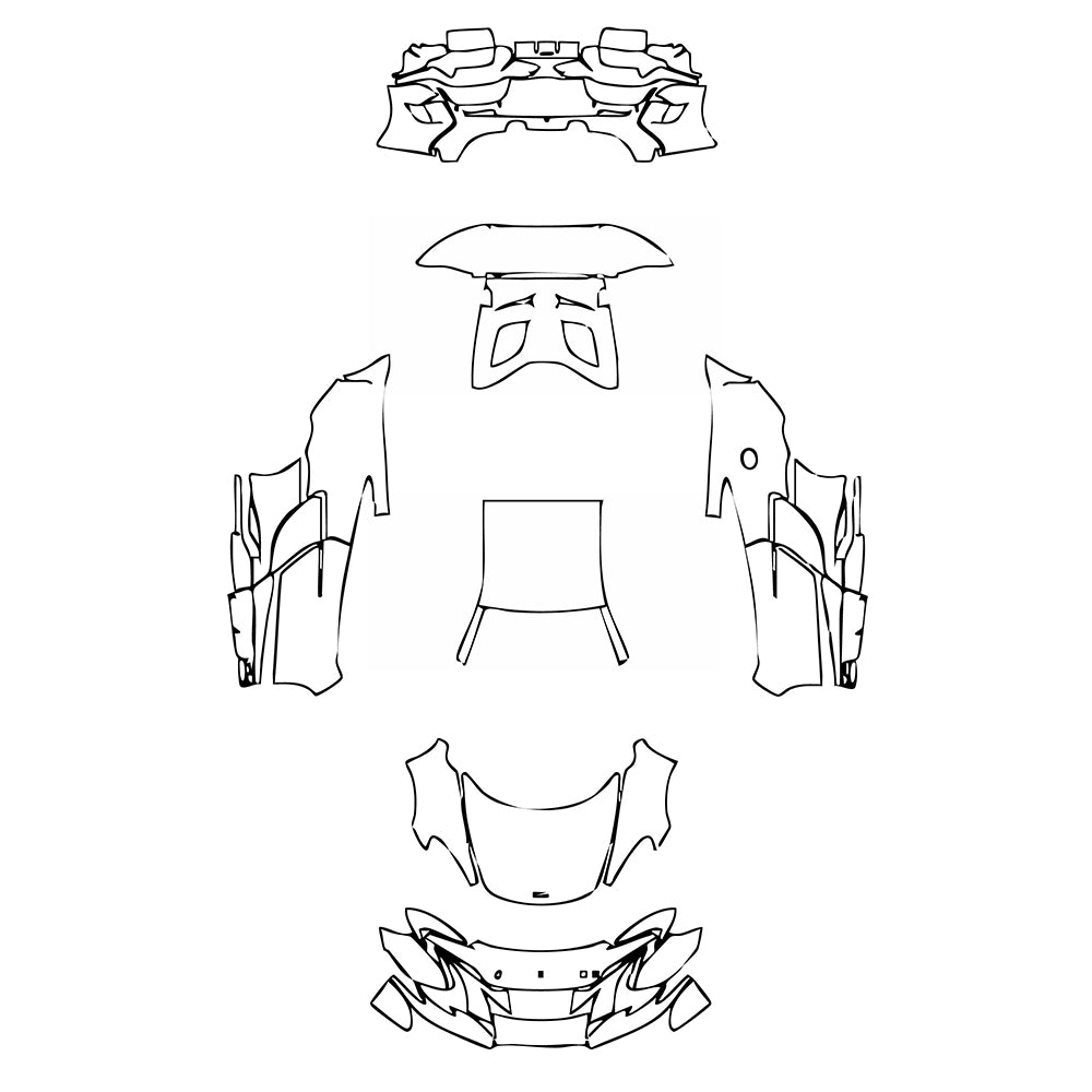 Pre-Cut PPF McLaren 675 675LT Coupe 2015 - PPF-Kits
