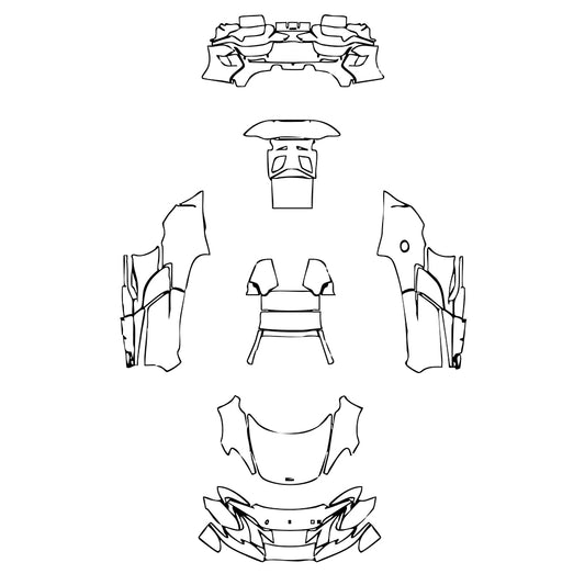 Pre-Cut PPF McLaren 675 675LT Spider 2016 - PPF-Kits