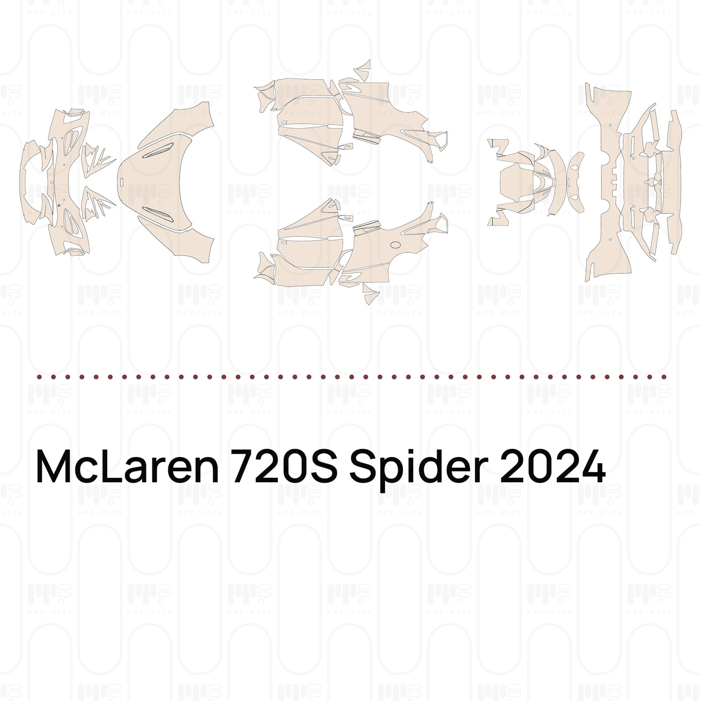 PPF precortado McLaren 720S Spider 2024