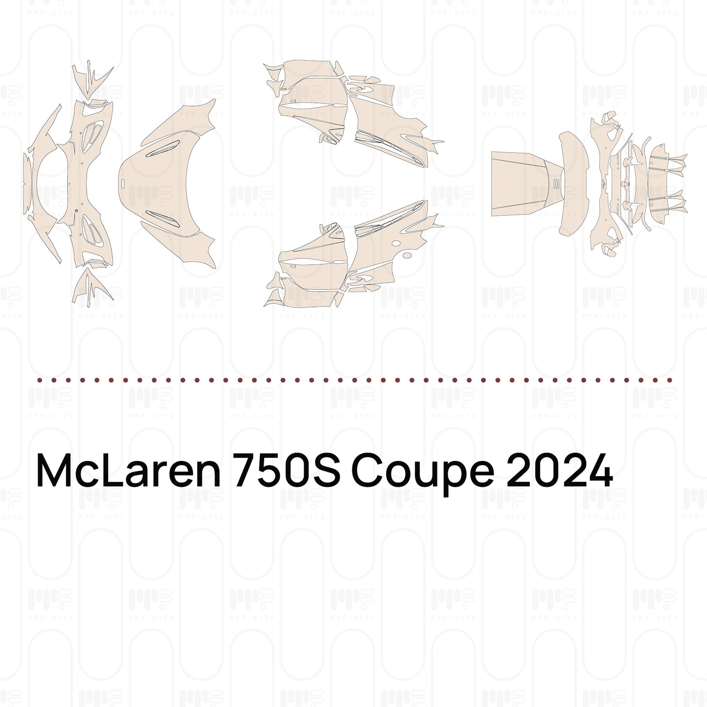 PPF precortado McLaren 750S Coupe 2024