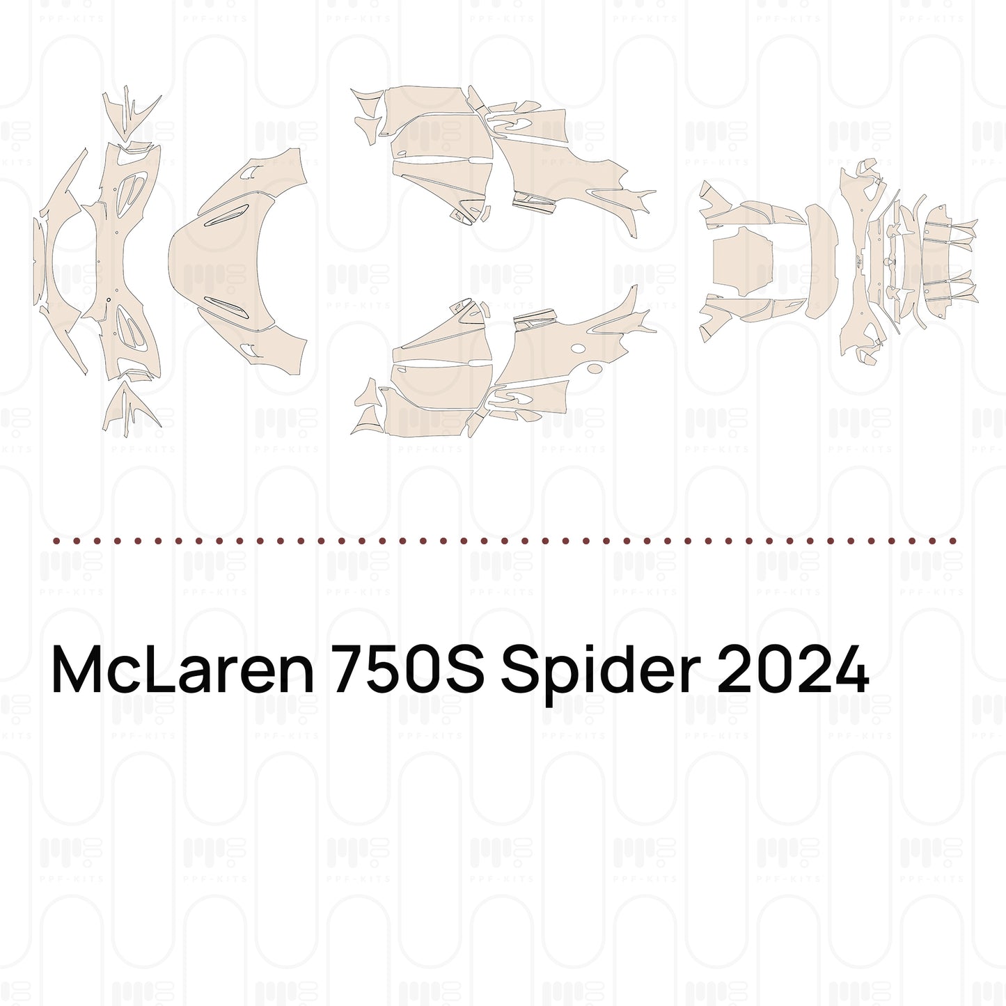PPF precortado McLaren 750S Spider 2024