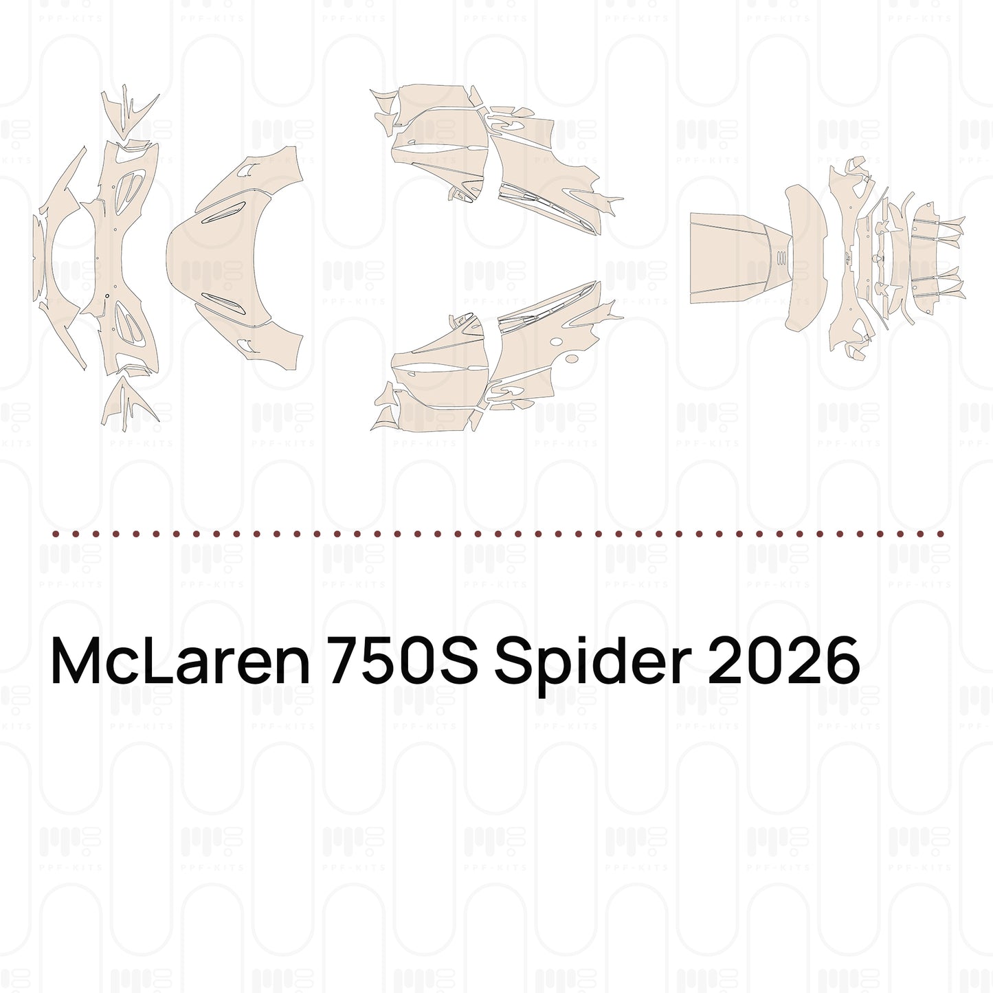 PPF precortado McLaren 750S Spider 2026