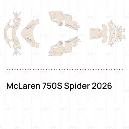 PPF precortado McLaren 750S Spider 2026