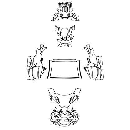 Pre-Cut PPF McLaren 765LT Spider 2022 - PPF-Kits