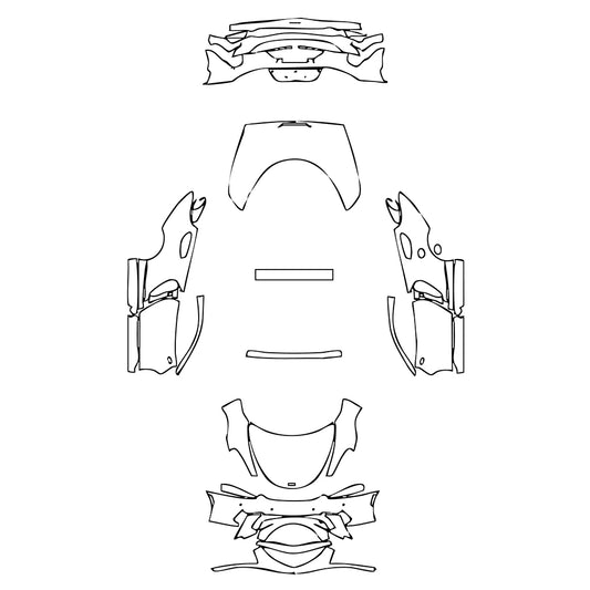 Pre-Cut PPF McLaren GT 2025 - PPF-Kits