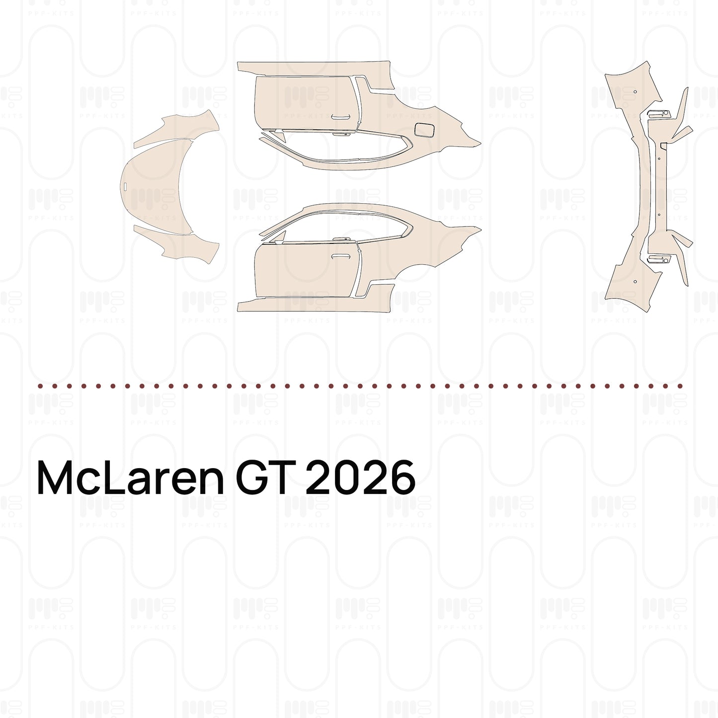 PPF precortado McLaren GT 2026