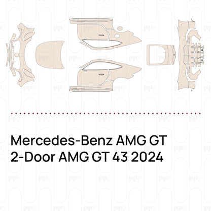 PPF precortado Mercedes-Benz AMG GT 2-Door AMG GT 43 2024