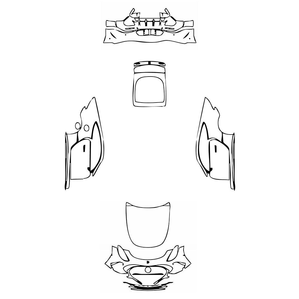 Pre-Cut PPF Mercedes-Benz AMG GT 2-Door AMG GT 63 2024 - PPF-Kits