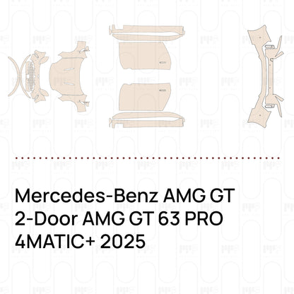 PPF precortado Mercedes-Benz AMG GT 2-Door AMG GT 63 PRO 4MATIC+ 2025