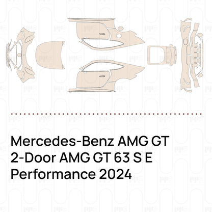 PPF precortado Mercedes-Benz AMG GT 2-Door AMG GT 63 S E Performance 2024