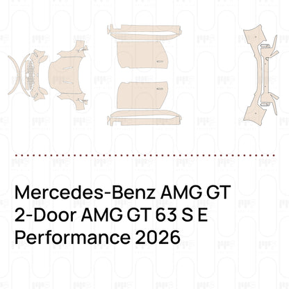 PPF precortado Mercedes-Benz AMG GT 2-Door AMG GT 63 S E Performance 2026
