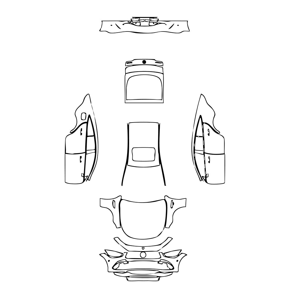 Pre-Cut PPF Mercedes-Benz AMG GT 4-Door 53 2023 - PPF-Kits