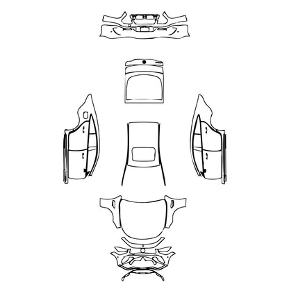 Pre-Cut PPF Mercedes-Benz AMG GT 4-Door 63 2020 - PPF-Kits
