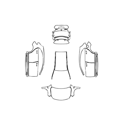 Pre-Cut PPF Mercedes-Benz A Class Hatchback AMG A 45 2014 - PPF-Kits