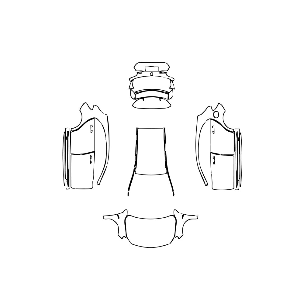 Pre-Cut PPF Mercedes-Benz A Class Hatchback AMG A 45 2015 - PPF-Kits