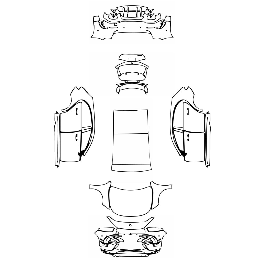 Pre-Cut PPF Mercedes-Benz A Class Hatchback AMG A 45 2025 - PPF-Kits
