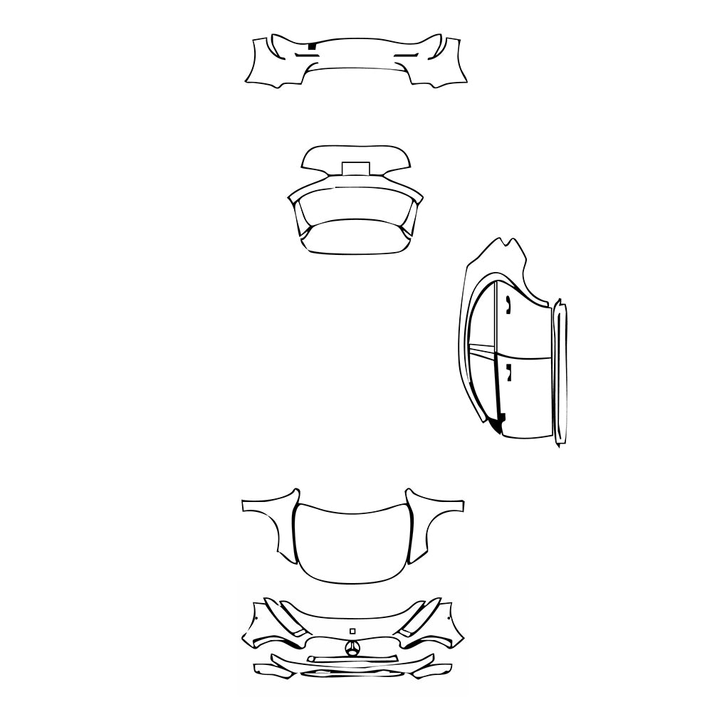 Pre-Cut PPF Mercedes-Benz A Class Hatchback AMG Line 2024 - PPF-Kits