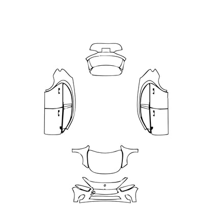 Pre-Cut PPF Mercedes-Benz A Class Hatchback Base 2023 - PPF-Kits