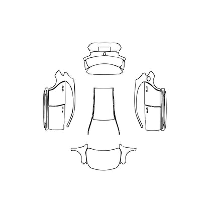 Pre-Cut PPF Mercedes-Benz A Class Hatchback Sport 2015 - PPF-Kits