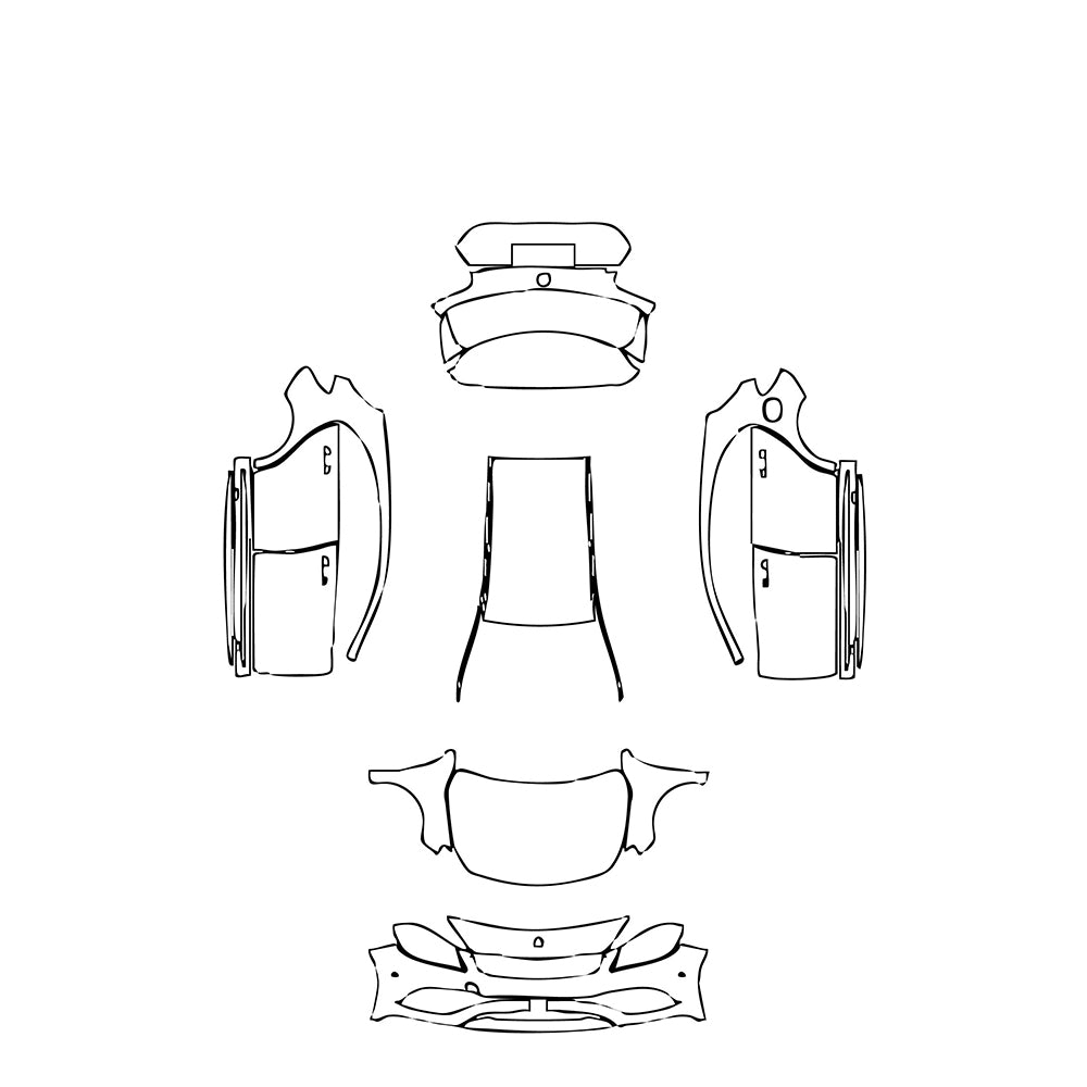 Pre-Cut PPF Mercedes-Benz A Class Hatchback Sport 2017 - PPF-Kits