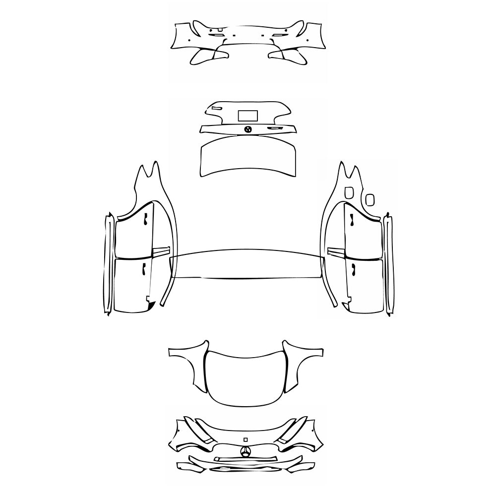 Pre-Cut PPF Mercedes-Benz A Class Sedan AMG Line Extended Wheelbase (Chinese only) 2025 - PPF-Kits