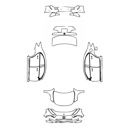 Pre-Cut PPF Mercedes-Benz A Class Sedan AMG Line Standard Wheelbase 2025 - PPF-Kits