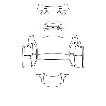 Pre-Cut PPF Mercedes-Benz A Class Sedan Base Extended Wheelbase (Chinese only) 2024 - PPF-Kits