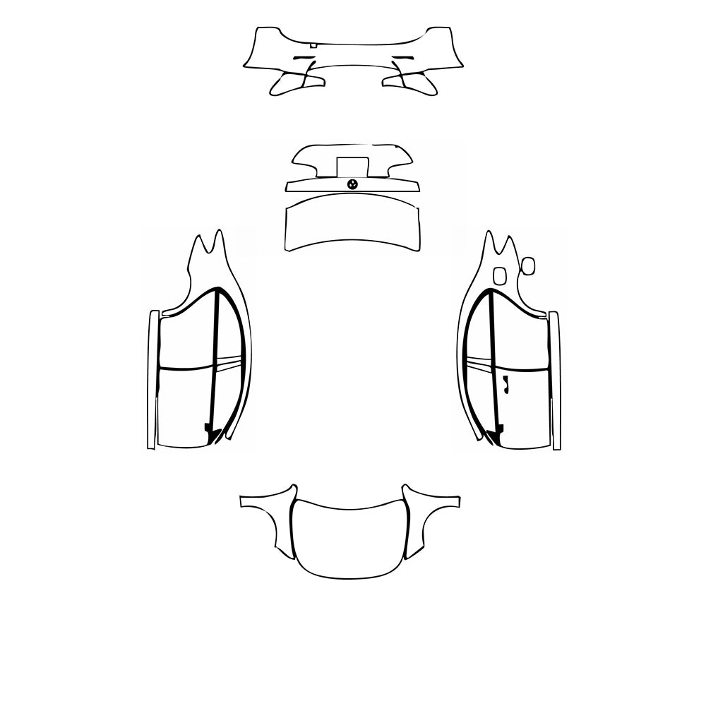 Pre-Cut PPF Mercedes-Benz A Class Sedan Base Standard Wheelbase 2024 - PPF-Kits