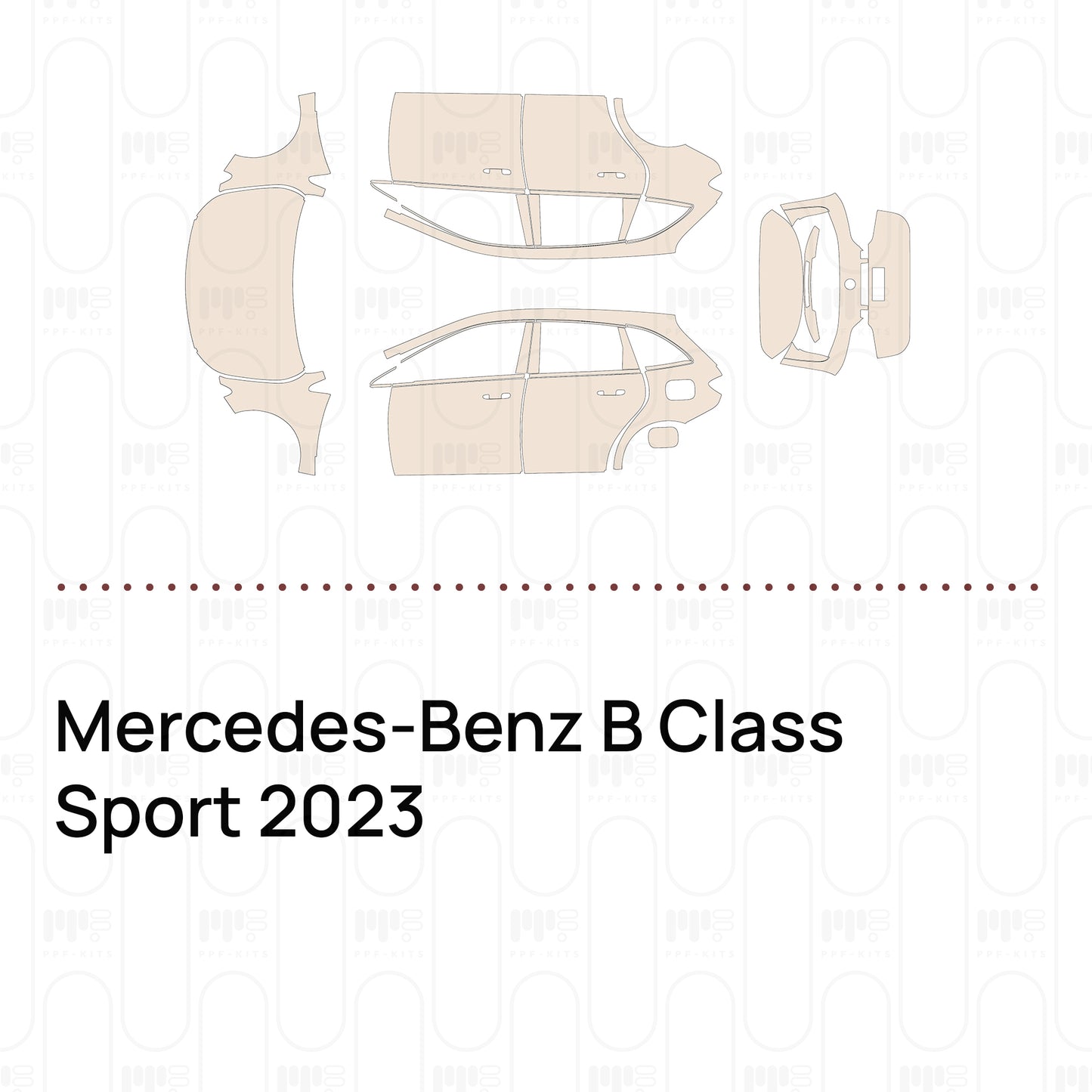 PPF precortado Mercedes-Benz B Class Sport 2023