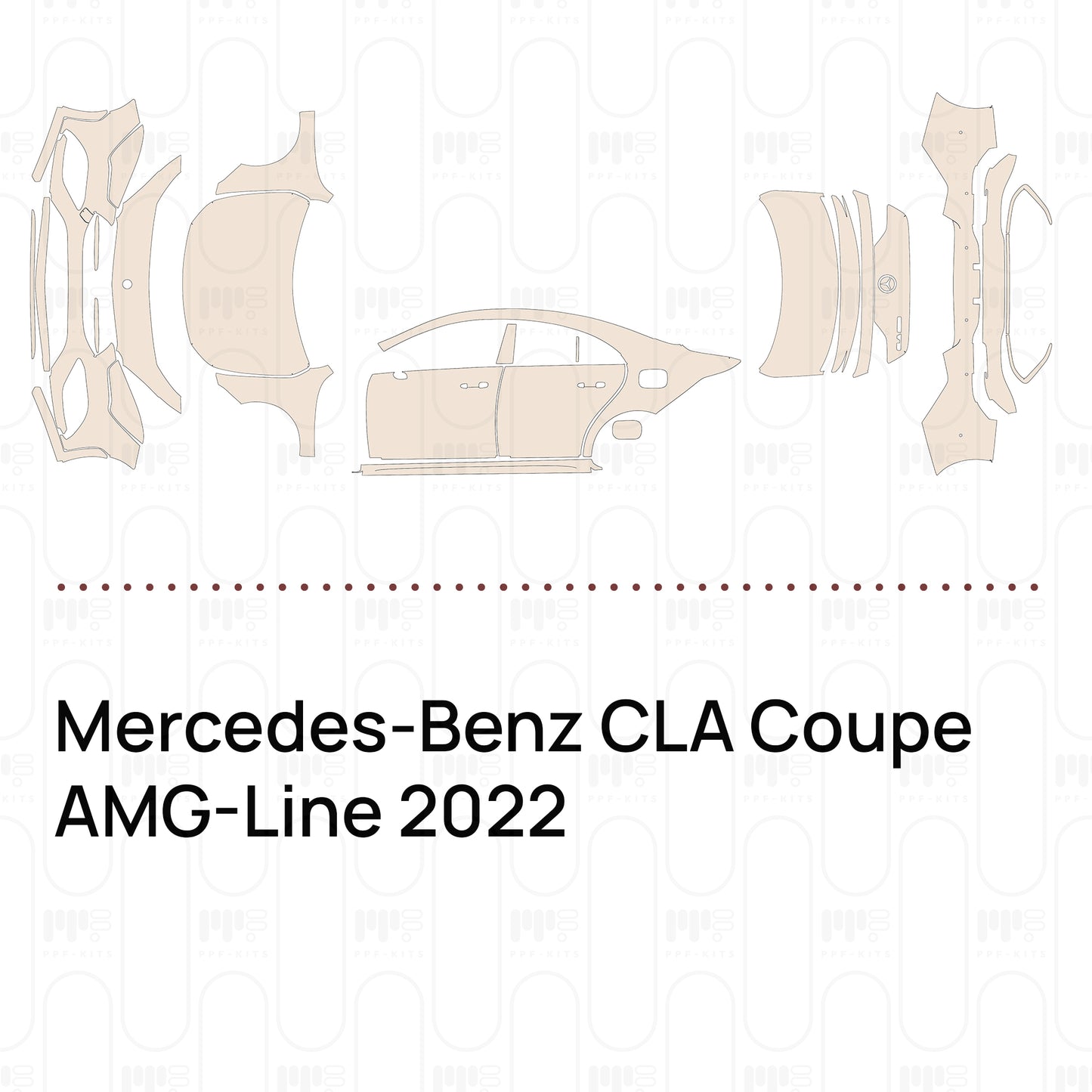 Pre-Cut PPF Mercedes-Benz CLA Coupe AMG-Line 2022