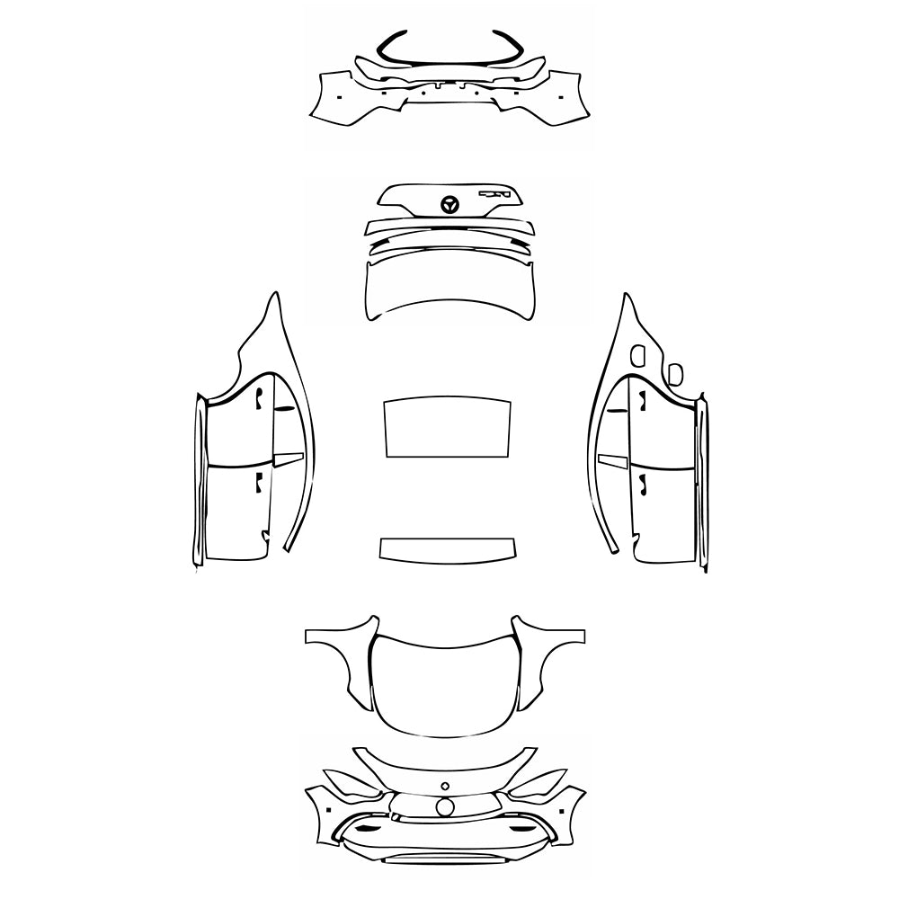 Pre-Cut PPF Mercedes-Benz CLA Coupe AMG Line 2025 - PPF-Kits