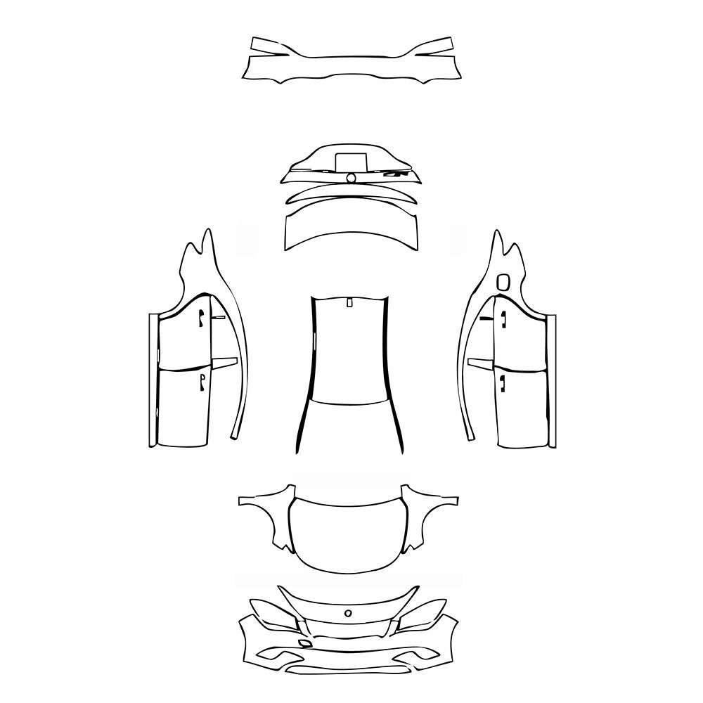 Pre-Cut PPF Mercedes-Benz CLA Coupe Base 2016 - PPF-Kits