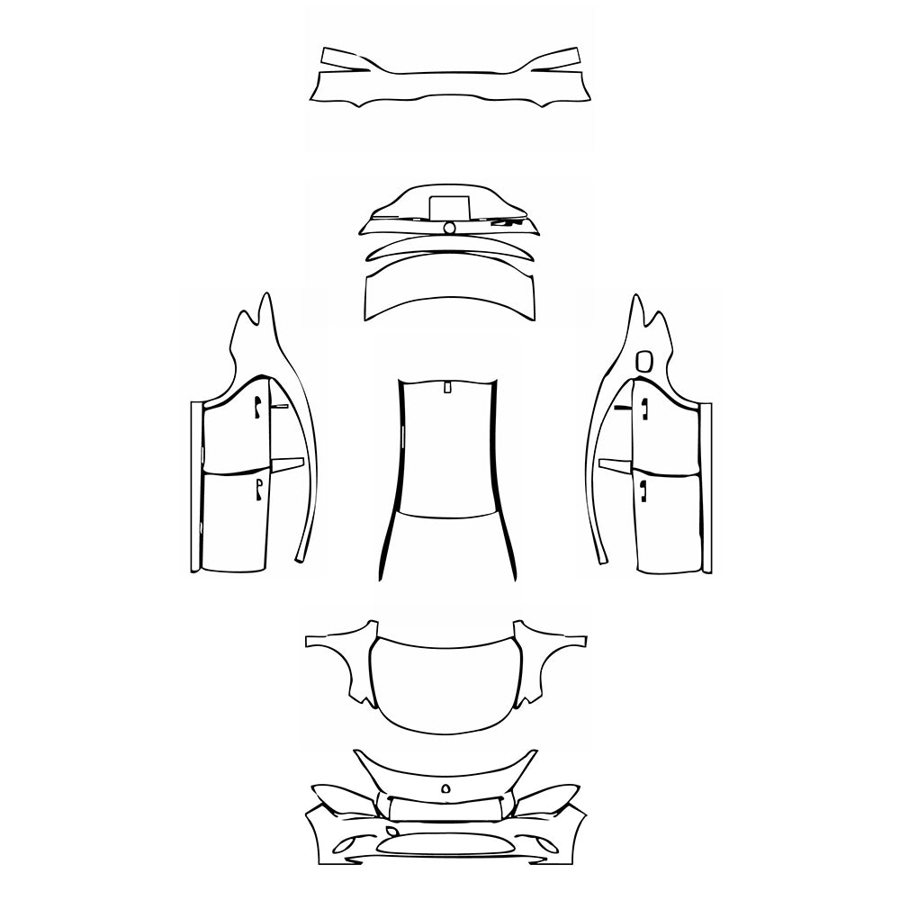 Pre-Cut PPF Mercedes-Benz CLA Coupe Base 2019 - PPF-Kits