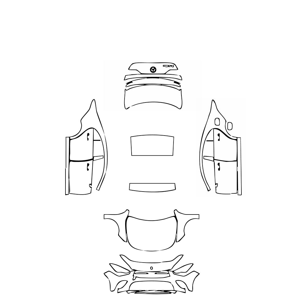 Pre-Cut PPF Mercedes-Benz CLA Coupe Base 2020 - PPF-Kits