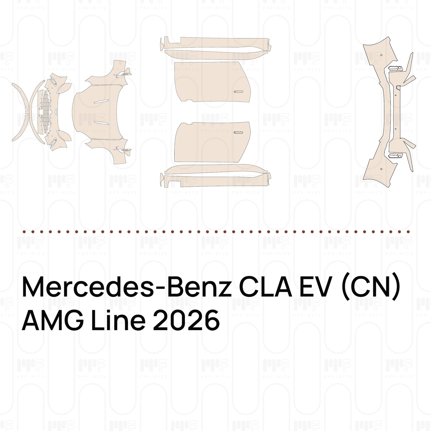 PPF precortado Mercedes-Benz CLA EV (CN) AMG Line 2026