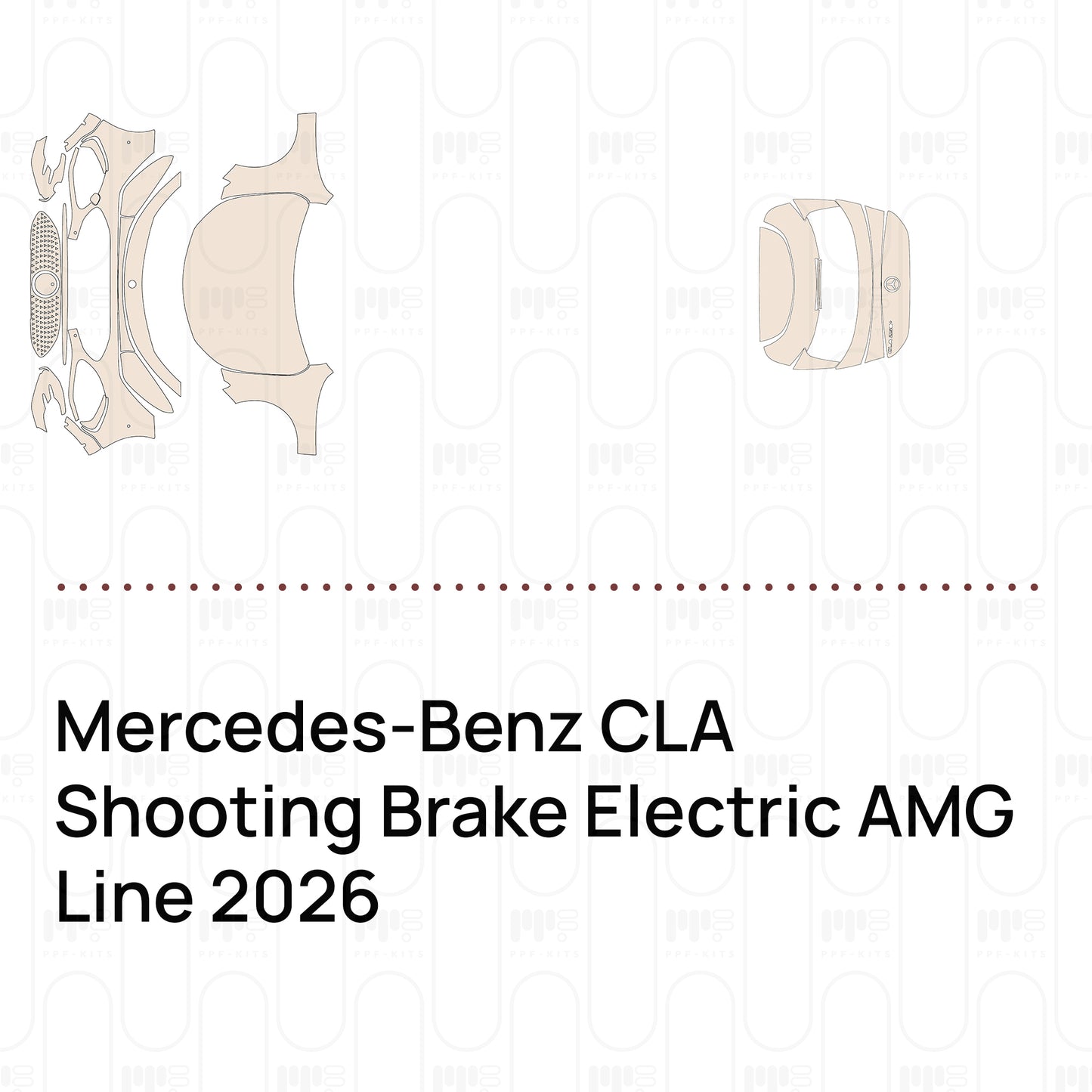 Pre-Cut PPF Mercedes-Benz CLA Shooting Brake Electric AMG Line 2026