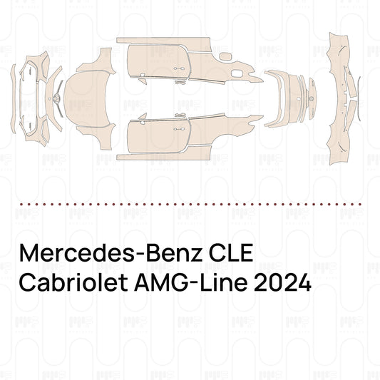 Pre-Cut PPF Mercedes-Benz CLE Cabriolet AMG-Line 2024
