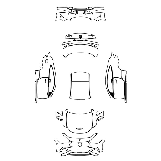 Pre-Cut PPF Mercedes-Benz CLE Coupe AMG CLE 53 2024 - PPF-Kits