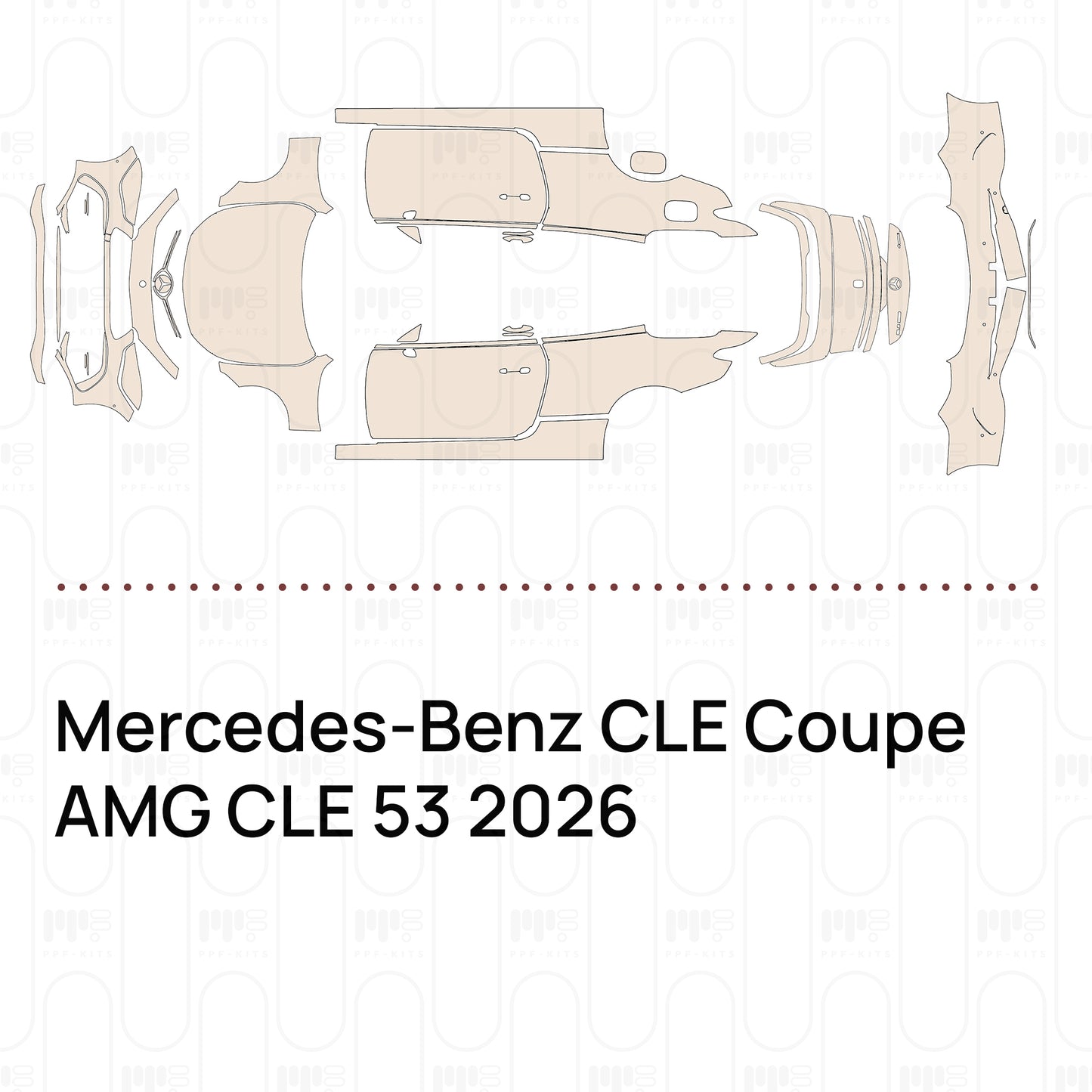 PPF precortado Mercedes-Benz CLE Coupe AMG CLE 53 2026