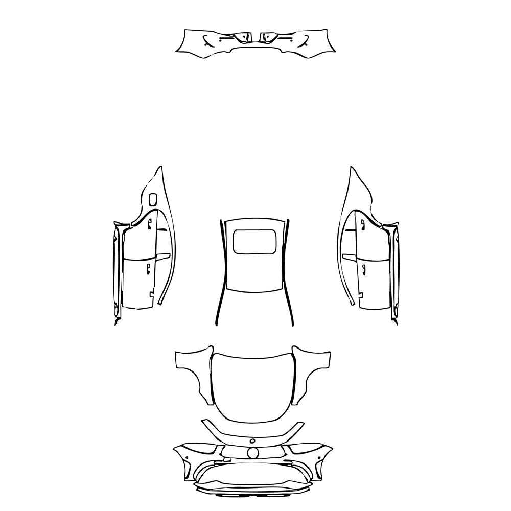 Pre-Cut PPF Mercedes-Benz CLS Sedan AMG 53 2022 - PPF-Kits