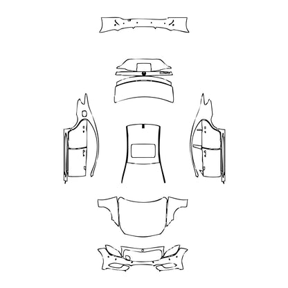 Pre-Cut PPF Mercedes-Benz CLS Sedan Amgline 2015 - PPF-Kits