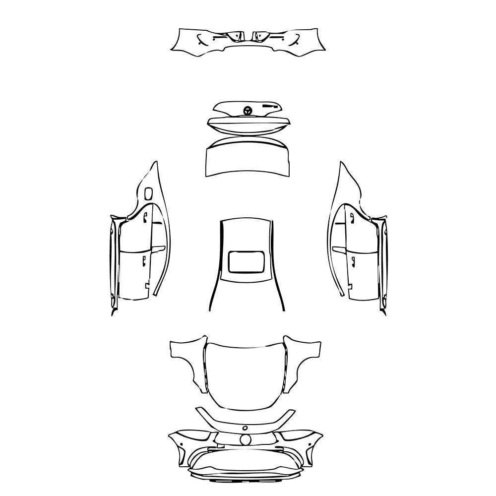 Pre-Cut PPF Mercedes-Benz CLS Sedan Amgline 2023 - PPF-Kits
