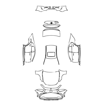 Pre-Cut PPF Mercedes-Benz CLS Sedan Amgline 2023 - PPF-Kits
