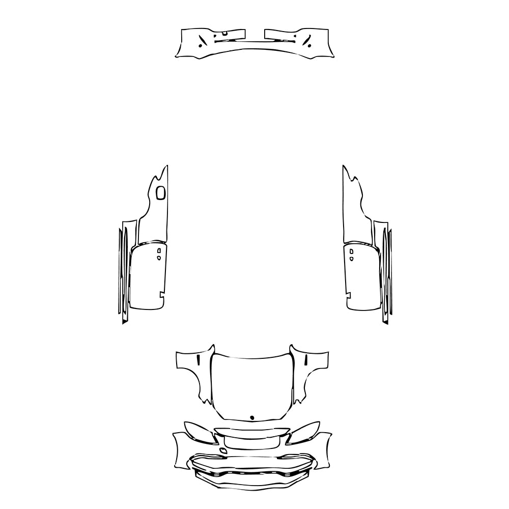 Pre-Cut PPF Mercedes-Benz C Class Cabriolet AMG C63 2018 - PPF-Kits