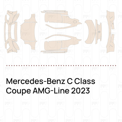 Pre-Cut PPF Mercedes-Benz C Class Coupe AMG-Line 2023