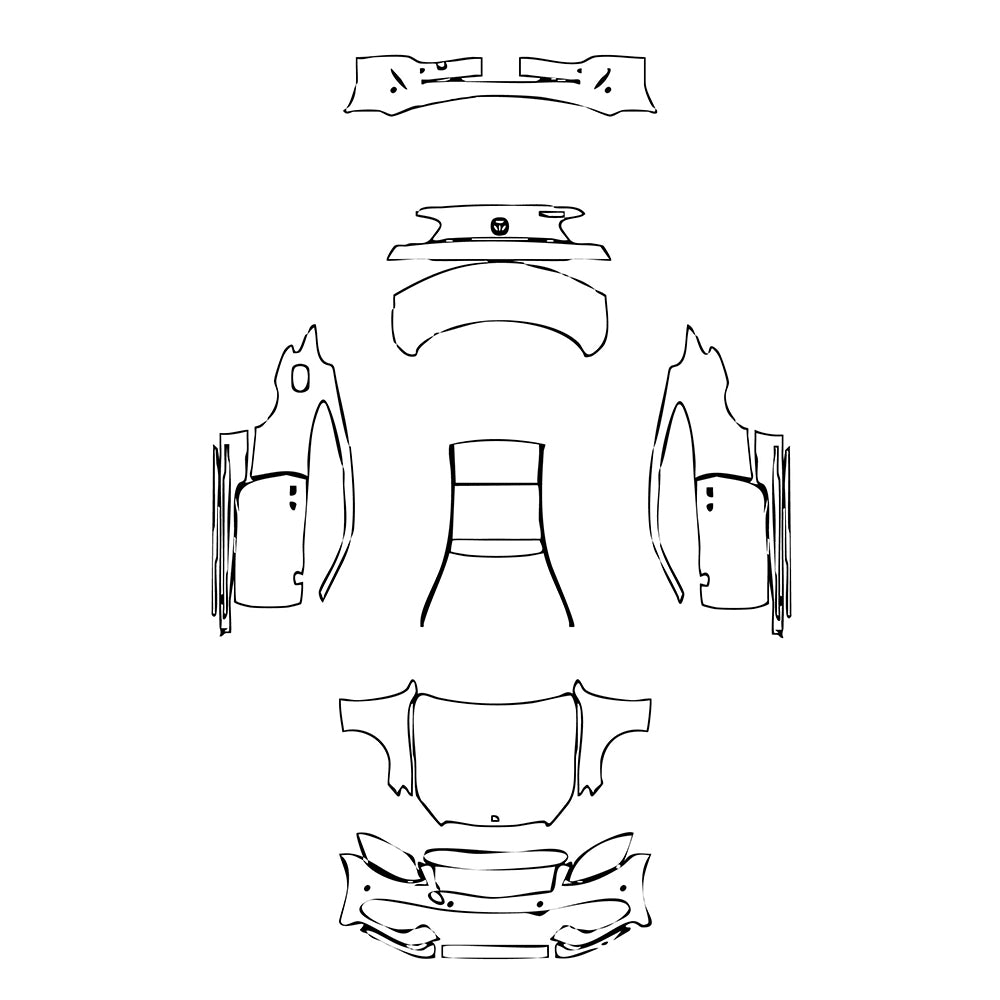 Pre-Cut PPF Mercedes-Benz C Class Coupe Sport 2017 - PPF-Kits