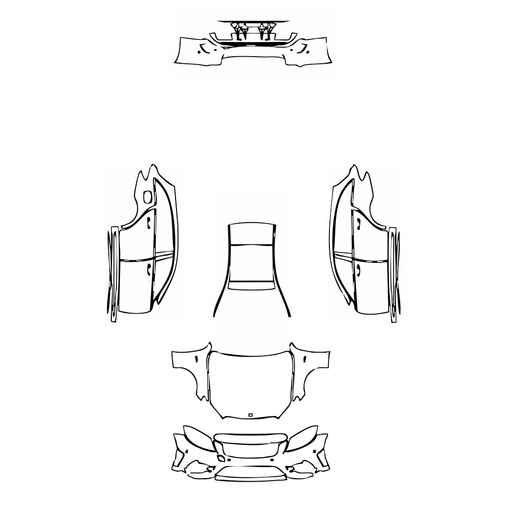 Pre-Cut PPF Mercedes-Benz C Class Estate AMG C43 2020 - PPF-Kits